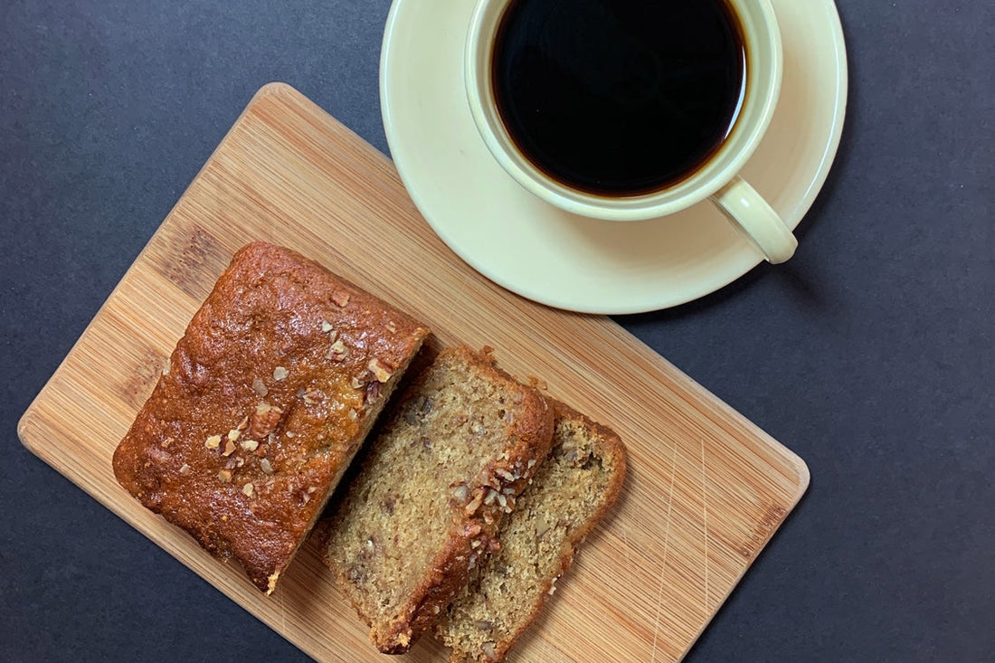 picture of a plate of breakfast bread