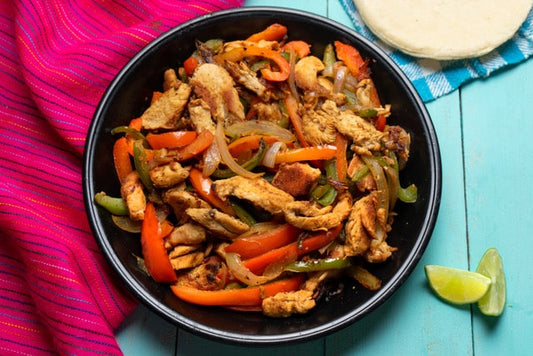 plate of fajitas