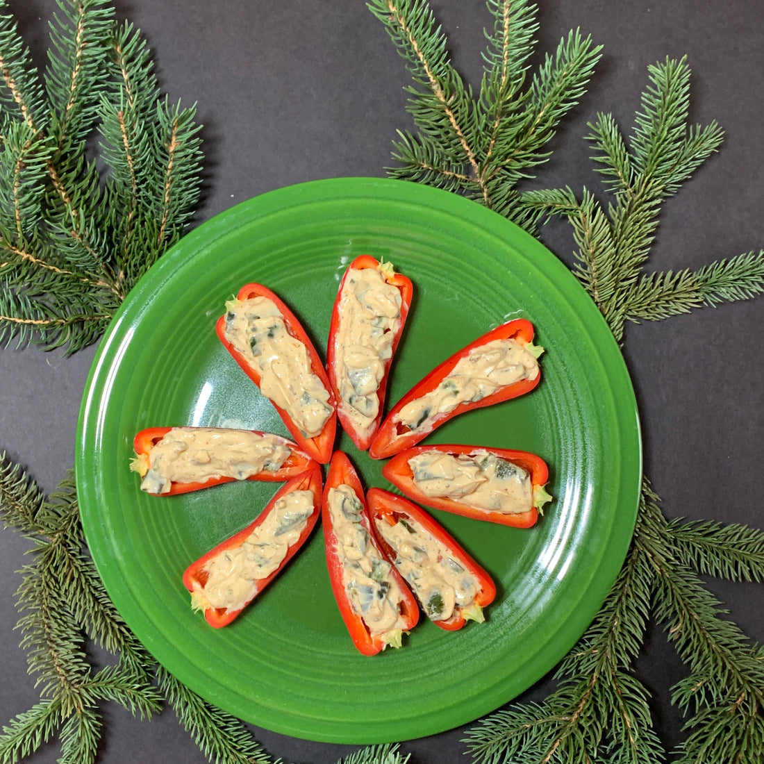 Red Green Stuffed Peppers