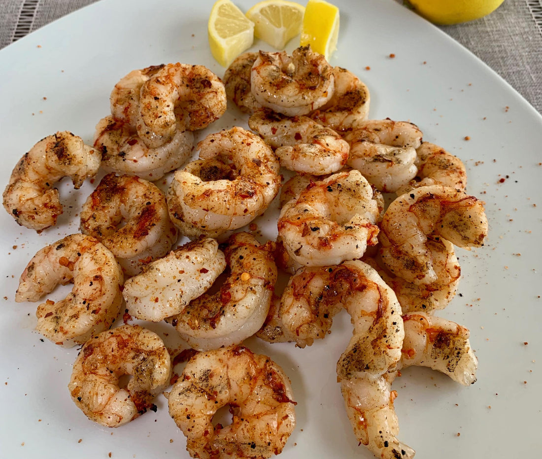 spiced grilled shrimp