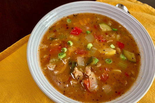 bowl of tortilla soup