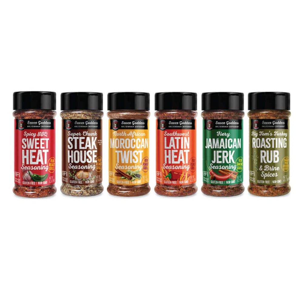 Spice 6 Pack Sampler – Sauce Goddess