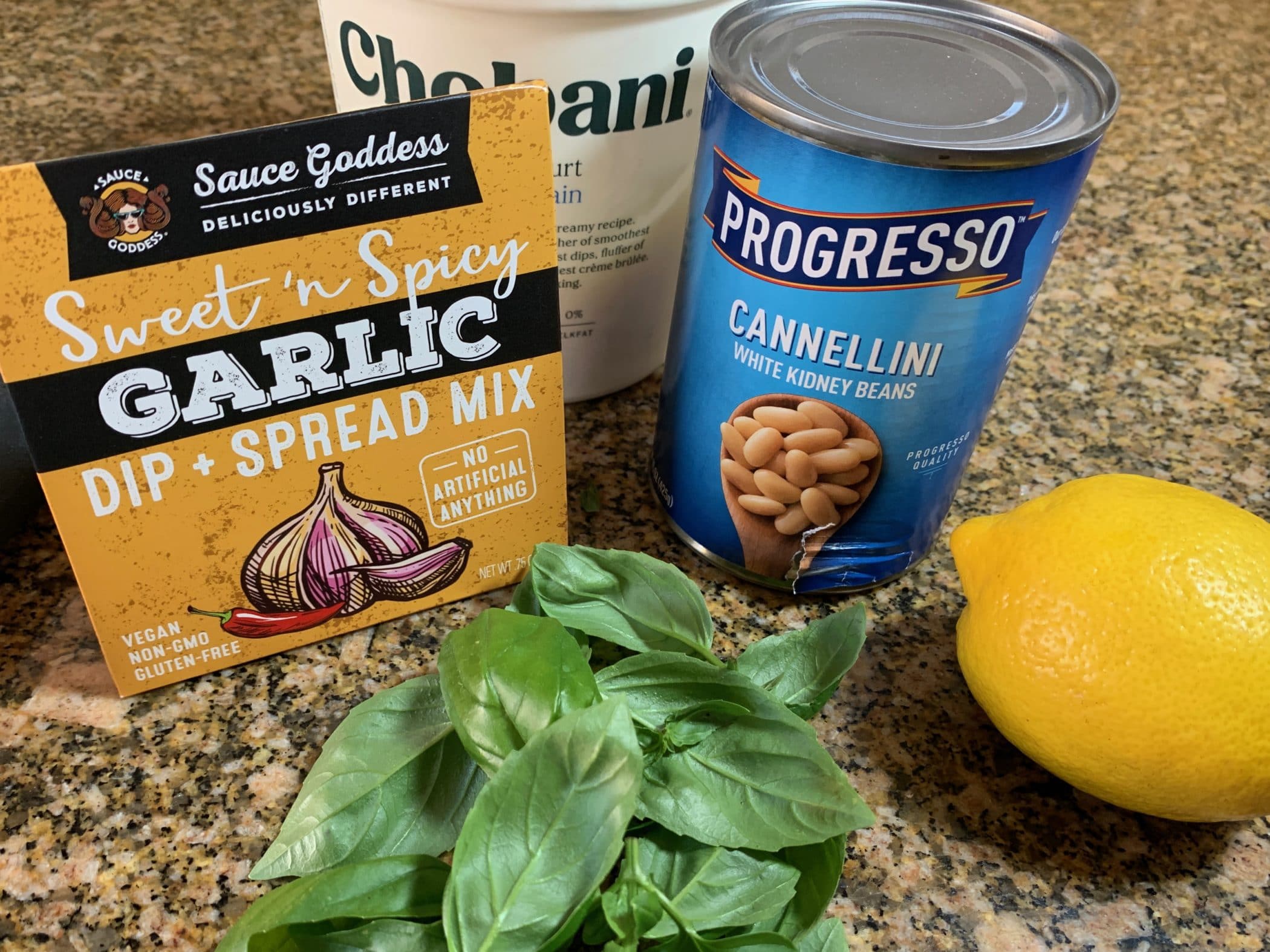 Garlic Hummus Ingredients Scaled